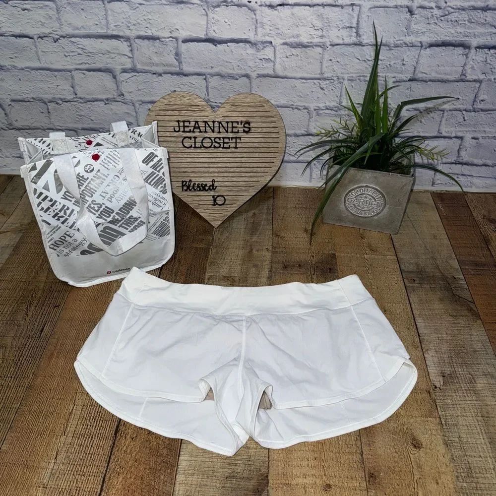 Lululemon Speed Up Short *2.5"
White size 14